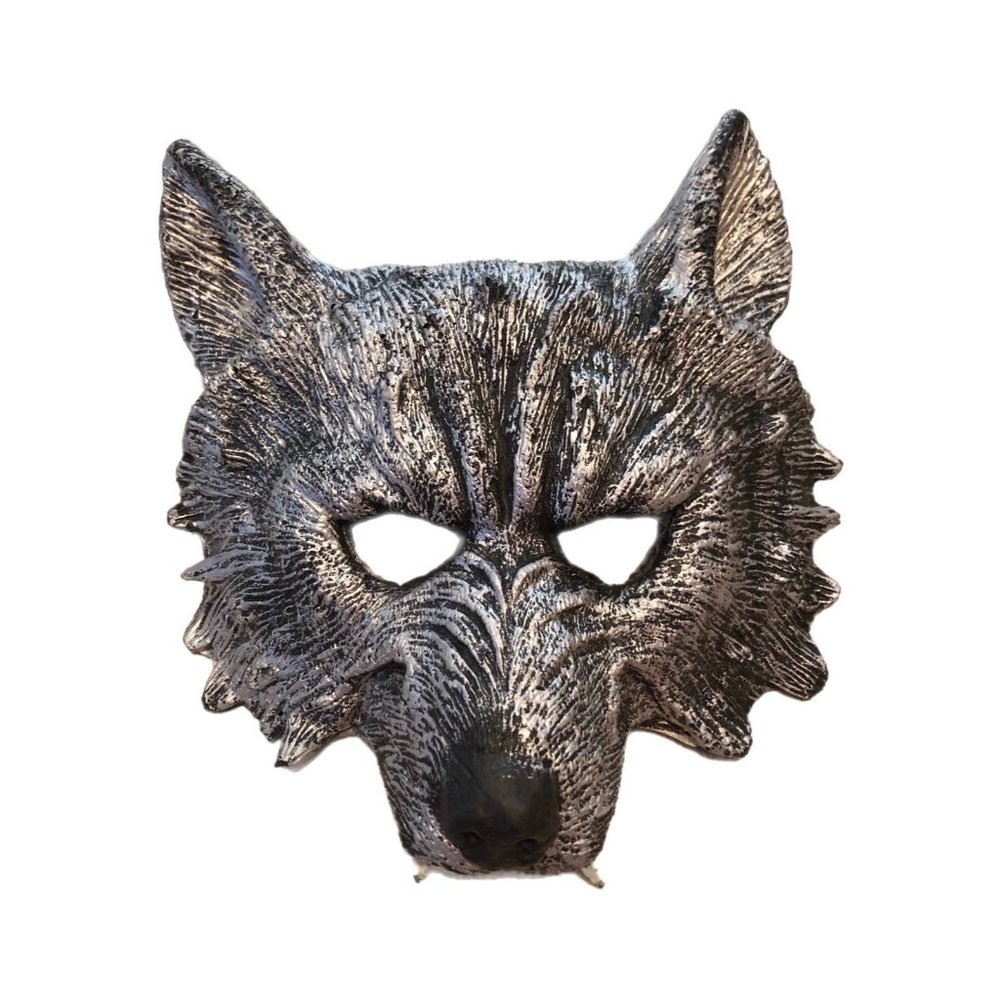 Sponge rubber wolf mask
